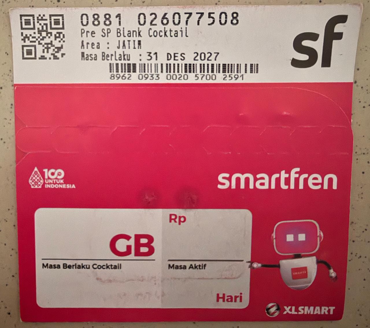 SP SMARTFREN ZERO